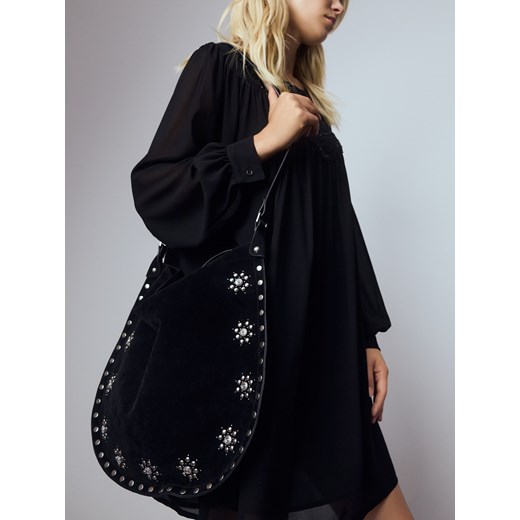 Reserved - Torebka na ramię z ćwiekami - czarny Reserved ONE SIZE Reserved