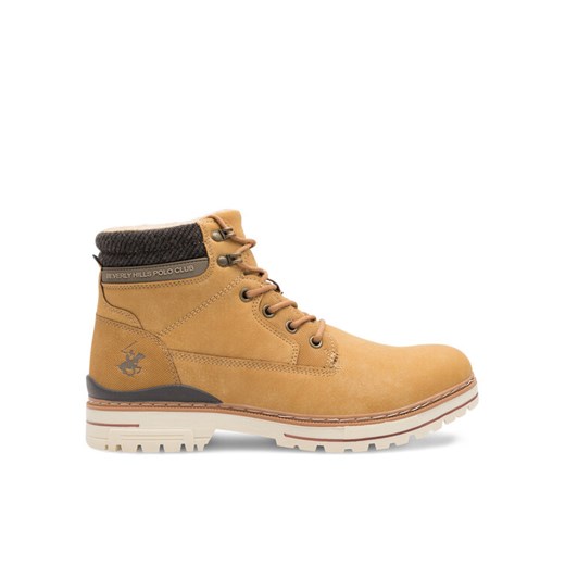 Trzewiki Beverly Hills Polo Club CEO-22MW2009 Brązowy ze sklepu eobuwie.pl w kategorii Buty zimowe męskie - zdjęcie 186718078