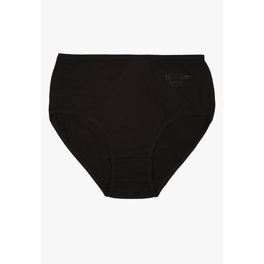 Czarne Gładkie Majtki Figi z Bawełny Idina ze sklepu born2be.pl w kategorii Majtki damskie - zdjęcie 186719617