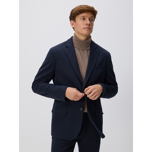 Reserved - Marynarka slim fit - granatowy ze sklepu Reserved w kategorii Marynarki męskie - zdjęcie 186719866
