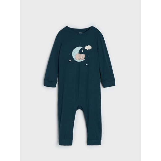 Sinsay - Bawełniany pajacyk 2 pack - granatowy Sinsay 80 (9-12 m) Sinsay