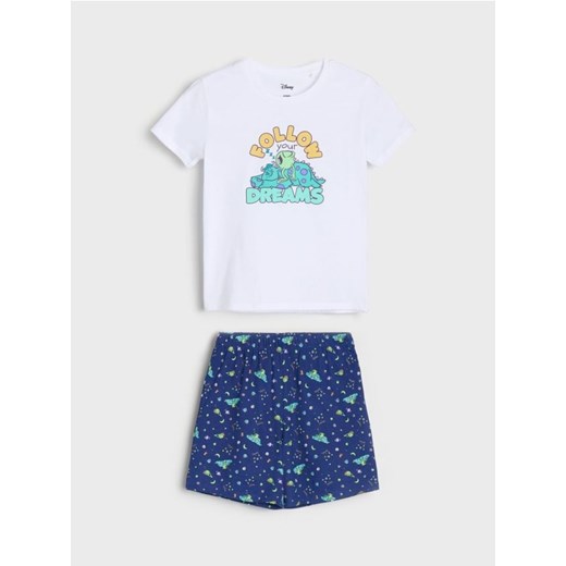 Sinsay - Piżama dwuczęściowa Monsters University - biały ze sklepu Sinsay w kategorii Piżamy dziecięce - zdjęcie 186720289