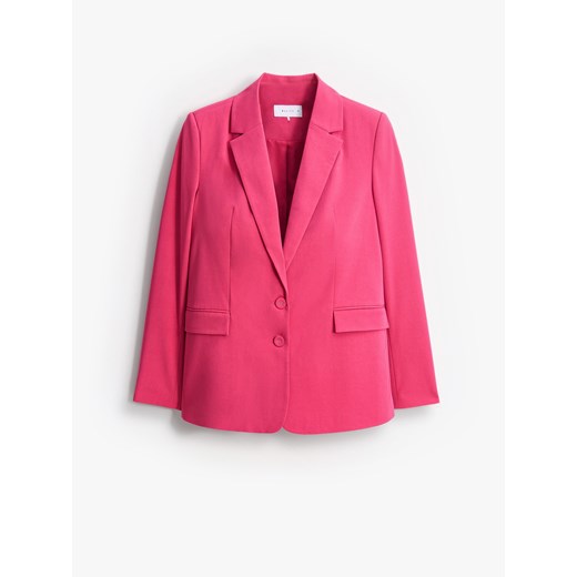 Mohito - Marynarka regular - różowy - id: 125GN-39X - marki Mohito - 186721137 Mohito - Marynarka regular - różowy ze sklepu Mohito w kategorii Marynarki damskie - zdjęcie 186721137