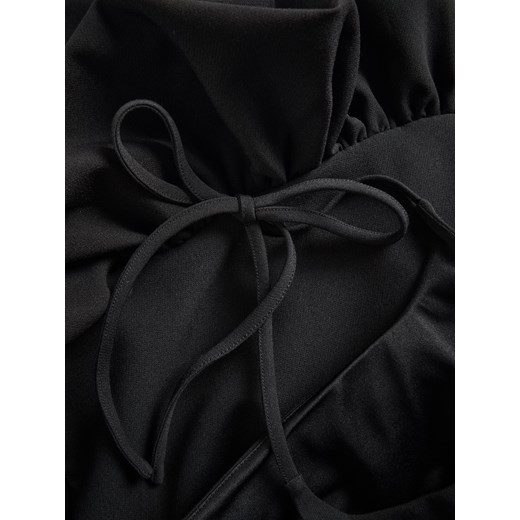 Reserved - Sukienka mini z wiązaniem - czarny Reserved M Reserved