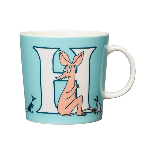 Moomin Kubek &quot;H&quot; w kolorze miętowym - 400 ml ze sklepu Limango Polska w kategorii Naczynia - zdjęcie 186722238
