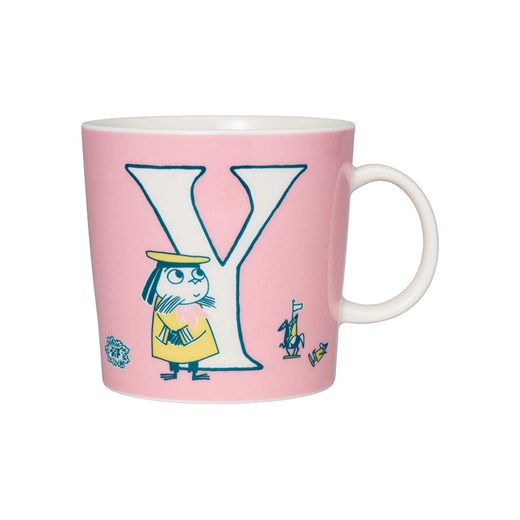 Moomin Kubek &quot;Y&quot; w kolorze jasnoróżowym - 400 ml ze sklepu Limango Polska w kategorii Dzbanki i zaparzacze - zdjęcie 186722305