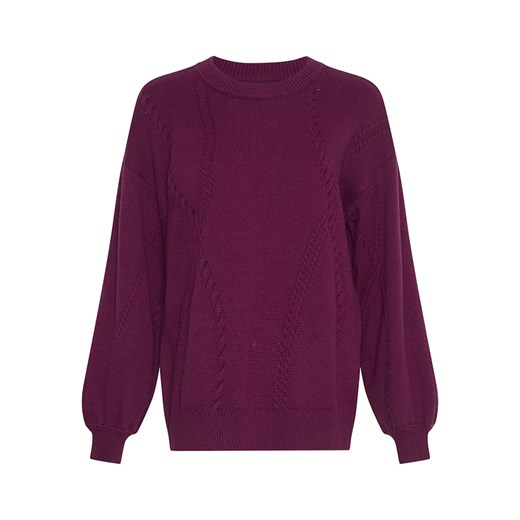 MOSS COPENHAGEN Sweter w kolorze fioletowym ze sklepu Limango Polska w kategorii Swetry damskie - zdjęcie 186722376