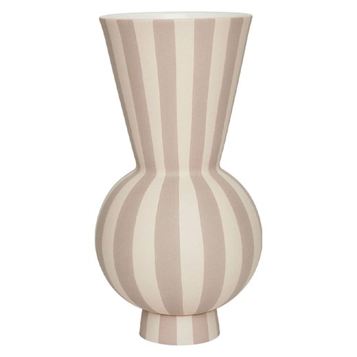 OYOY living design Wazon &quot;Toppu&quot; w kolorze jasnobrązowym - wys. 28 cm ze sklepu Limango Polska w kategorii Wazony - zdjęcie 186722647