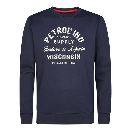 Petrol Bluza w kolorze granatowym ze sklepu Limango Polska w kategorii Bluzy męskie - zdjęcie 186722805