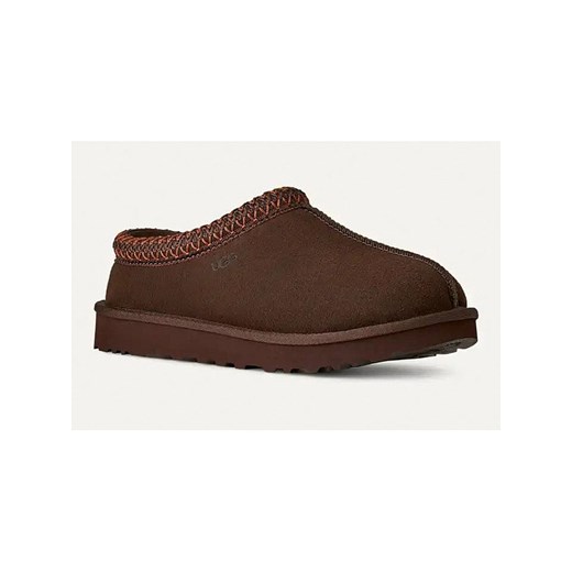 UGG Skórzane kapcie "Tasman II" w kolorze brązowym 37 okazyjna cena Limango Polska