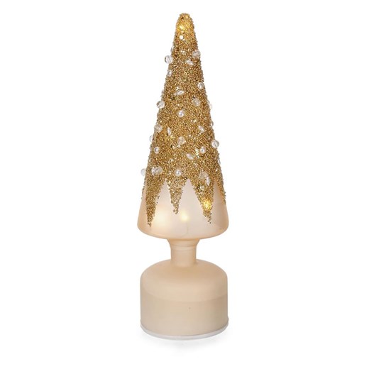 Bizzotto Dekoracyjna lampa LED "Karyn" w kolorze złoto-kremowym - wys. 30 cm - id: 17900612 - marki Bizzotto - 186723006 Bizzotto Dekoracyjna lampa LED "Karyn" w kolorze złoto-kremowym - wys. 30 cm ze sklepu Limango Polska w kategorii Oświetlenie - zdjęcie 186723006