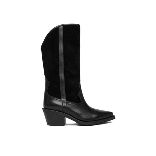 Kozaki Badura EO-BAYLOR-07101 Czarny ze sklepu eobuwie.pl w kategorii Kozaki damskie - zdjęcie 186723105