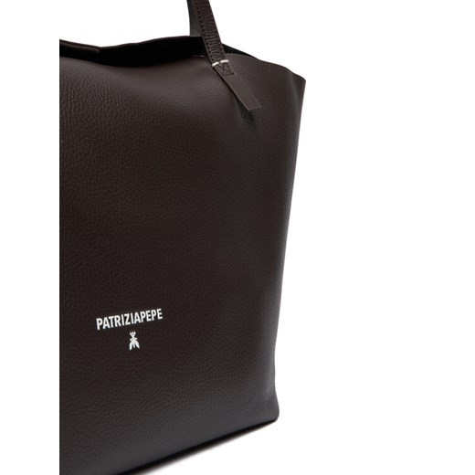 Torebka Patrizia Pepe Borsa 2B0130/L148 Brązowy ze sklepu eobuwie.pl w kategorii Torby Shopper bag - zdjęcie 186723126