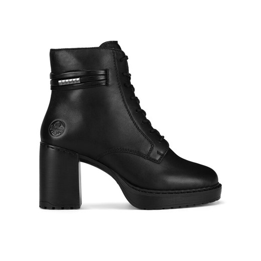 Trzewiki Rieker Y4102-00 Czarny Rieker 37 eobuwie.pl