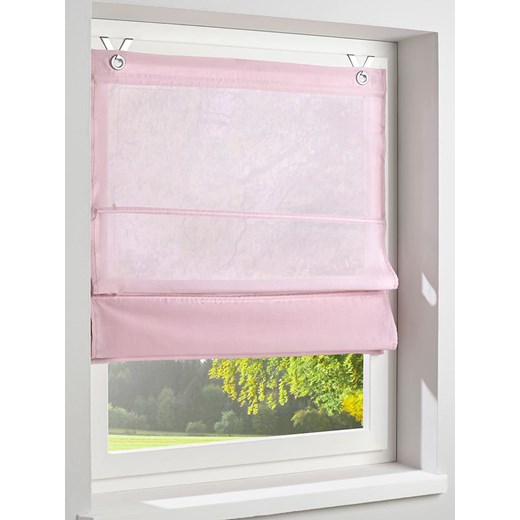 heine home Roleta rzymska w kolorze jasnoróżowym Heine Home 140x60 cm okazja Limango Polska