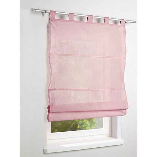 heine home Roleta rzymska w kolorze jasnoróżowym Heine Home 140x45 cm okazyjna cena Limango Polska