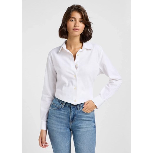 DAMSKA KOSZULA LEE POCKETLESS SHIRT BRIGHT WHITE 112363627 ze sklepu YouNeedit.pl w kategorii Koszule damskie - zdjęcie 186724768
