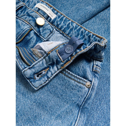 Reserved - Jeansy straight fit - niebieski ze sklepu Reserved w kategorii Spodnie dziewczęce - zdjęcie 186724998