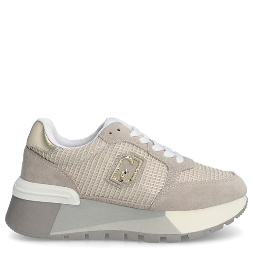 Sneakersy premium  - LIU JO AMAZING 25 BEŻOWE ze sklepu Tymoteo.pl - sklep obuwniczy w kategorii Buty sportowe damskie - zdjęcie 186725359