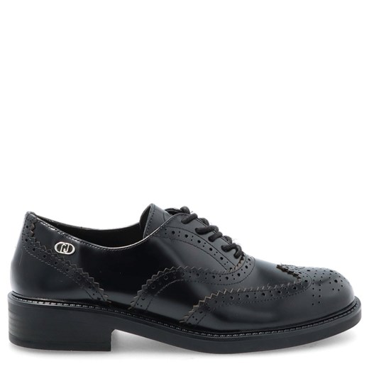 Damskie oxfordy premium - LIU JO ELISA 01 CZARNE ze sklepu Tymoteo.pl - sklep obuwniczy w kategorii Półbuty damskie - zdjęcie 186725398