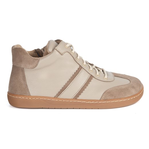 Buty barefoot minimalistyczne skórzane WASAK 0802W beżowe ze sklepu butyolivier w kategorii Buty zimowe męskie - zdjęcie 186725879
