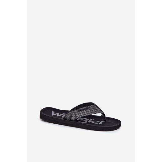 Męskie Klapki Szare WRANGLER ZANE FLIPFLOP MEN LOW 20251044.10E ze sklepu ZAZOO w kategorii Klapki męskie - zdjęcie 186726867