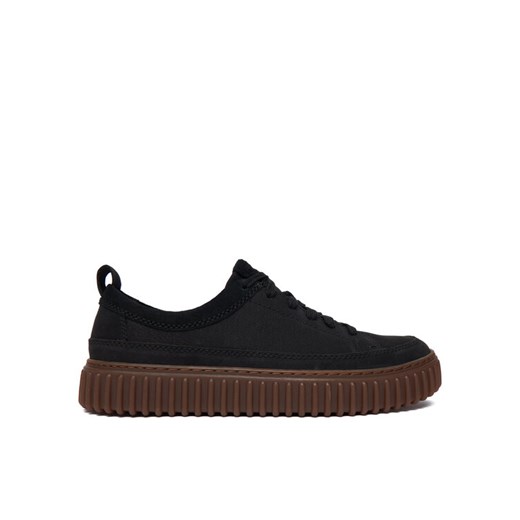 Sneakersy Clarks Torhill Lace 26183470 Czarny ze sklepu eobuwie.pl w kategorii Buty sportowe męskie - zdjęcie 186729035