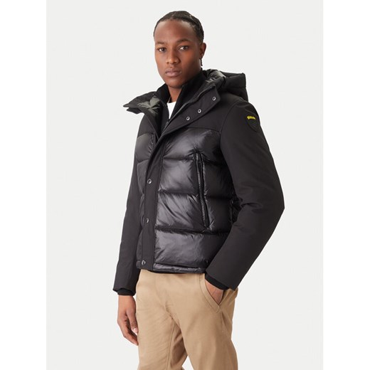 Blauer Kurtka puchowa Giubbini 25WBLUC03143 Czarny Regular Fit ze sklepu MODIVO w kategorii Kurtki męskie - zdjęcie 186729335