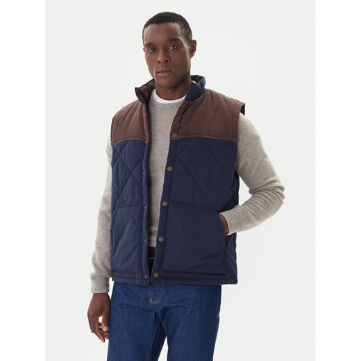 Hunter Kamizelka Tranent HARM0002252 Granatowy Regular Fit ze sklepu MODIVO w kategorii Kamizelki męskie - zdjęcie 186729368