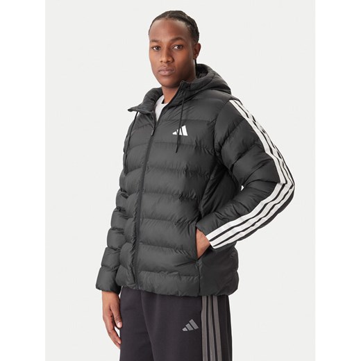 adidas Kurtka zimowa Essentials Climawarm 3-Stripes JM8355 Czarny Regular Fit ze sklepu MODIVO w kategorii Kurtki męskie - zdjęcie 186729488