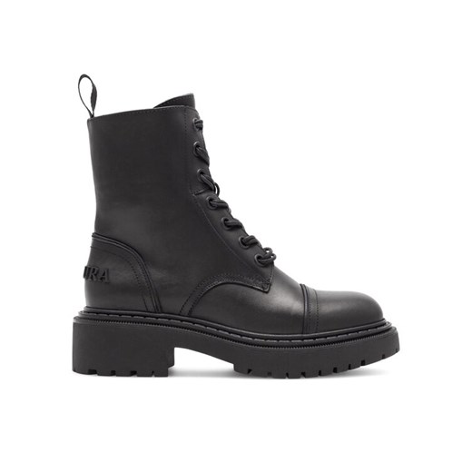 Badura Trzewiki 70307 Czarny ze sklepu MODIVO w kategorii Workery damskie - zdjęcie 186729545