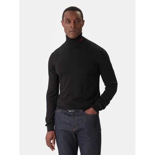 Hugo Golf San Thomas-M 50474174 Czarny Slim Fit ze sklepu MODIVO w kategorii Swetry męskie - zdjęcie 186732406
