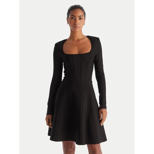 Marciano Guess Sukienka koktajlowa 5BGK11 5036Z Czarny Regular Fit ze sklepu MODIVO w kategorii Sukienki - zdjęcie 186732418