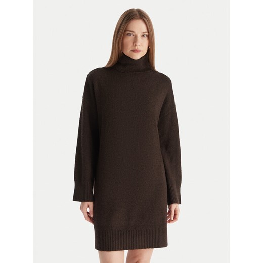 Vero Moda Sukienka dzianinowa Aquarius 10331900 Brązowy Regular Fit ze sklepu MODIVO w kategorii Sukienki - zdjęcie 186732459