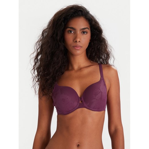 Triumph Biustonosz z fiszbiną Wild Rose Sensation 10205990 Fioletowy ze sklepu MODIVO w kategorii Biustonosze - zdjęcie 186732525