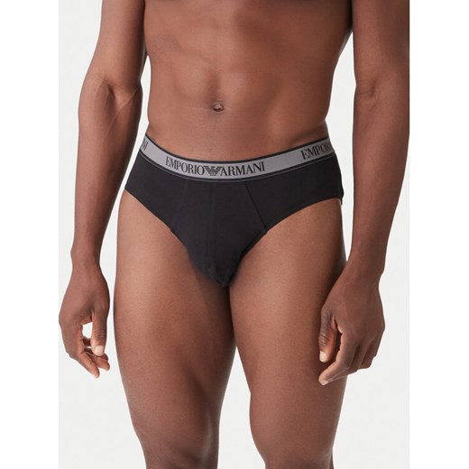 Emporio Armani Underwear Komplet 3 par slipów EM000258 AF10779 MC061 Czarny ze sklepu MODIVO w kategorii Majtki męskie - zdjęcie 186732538