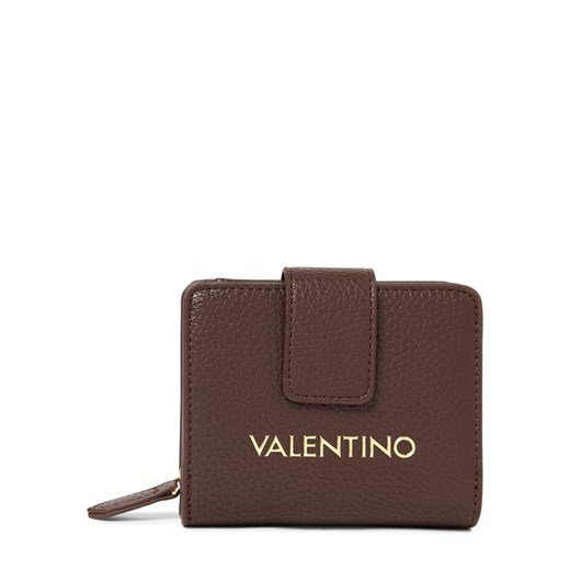 VALENTINO HANDBAGS Portfel damski - Alexia Kobiety mocca wypukły wzór tkaniny ze sklepu vangraaf w kategorii Portfele damskie - zdjęcie 186733477