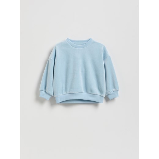 Reserved - Strukturalna bluza - jasnoniebieski ze sklepu Reserved w kategorii Bluzy dziewczęce - zdjęcie 186734479