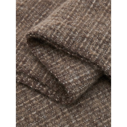 Reserved - Szalik z frędzlami - brązowy Reserved ONE SIZE Reserved