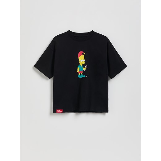 Reserved - T-shirt The Simpsons - czarny ze sklepu Reserved w kategorii T-shirty chłopięce - zdjęcie 186734938