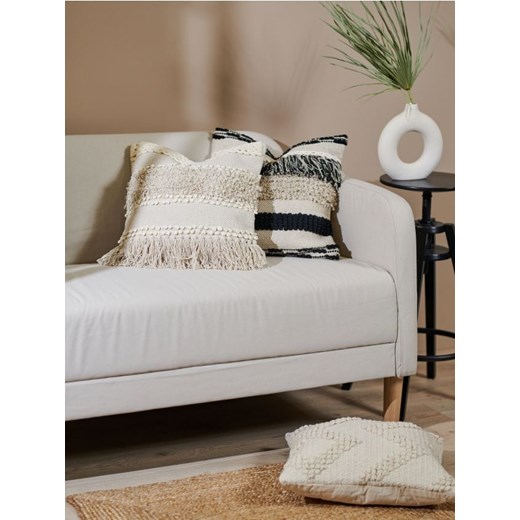 Sinsay - Poszewka na poduszkę - biały ze sklepu Sinsay w kategorii Poszewki na poduszki - zdjęcie 186735625