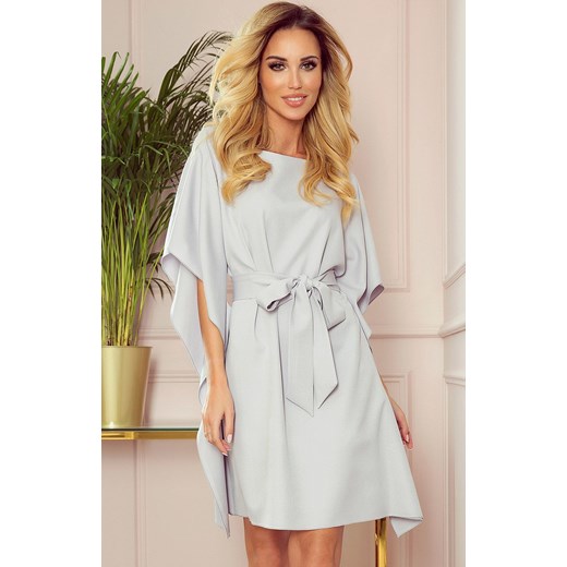 Sofia sukienka 287-5, Kolor szary, Rozmiar S/M, Numoco ze sklepu Primodo w kategorii Sukienki - zdjęcie 186736346