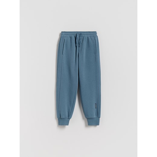 Reserved - Dzianinowe joggery - niebieski ze sklepu Reserved w kategorii Spodnie chłopięce - zdjęcie 186736898