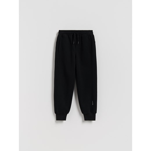 Reserved - Dzianinowe joggery - czarny ze sklepu Reserved w kategorii Spodnie chłopięce - zdjęcie 186736916