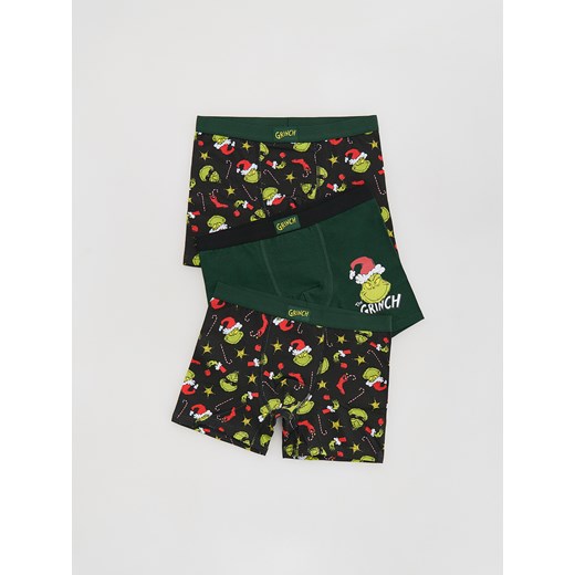 Reserved - Bokserki Grinch 3 pack - czarny ze sklepu Reserved w kategorii Majtki dziecięce - zdjęcie 186737499