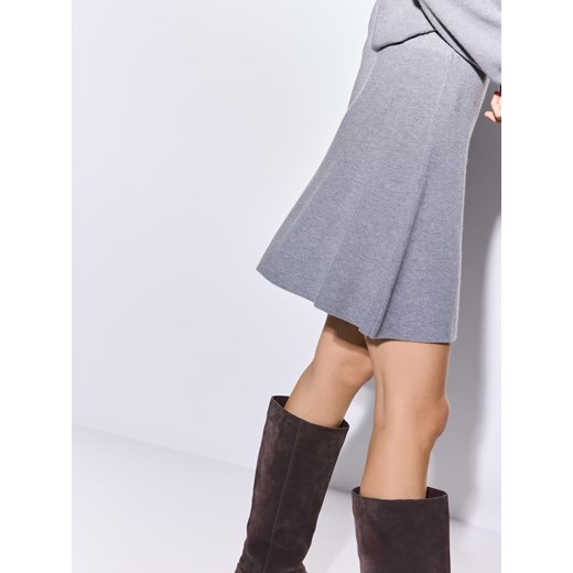 Mohito - Szara spódnica mini - szary Mohito XL Mohito