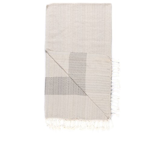 ILVY'S Chusta hammam w kolorze szaro-czarnym - 180 x 95 cm - id: 16826711 - marki Ilvy`s - 186740498 ILVY'S Chusta hammam w kolorze szaro-czarnym - 180 x 95 cm ze sklepu Limango Polska w kategorii Ręczniki - zdjęcie 186740498