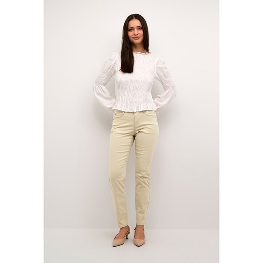 Kaffe Dżinsy - Slim fit - w kolorze beżowym ze sklepu Limango Polska w kategorii Jeansy damskie - zdjęcie 186740669