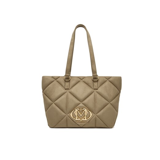 LOVE MOSCHINO Torebka JC4312PP0NKE0105 Beżowy ze sklepu MODIVO w kategorii Torby Shopper bag - zdjęcie 186740998