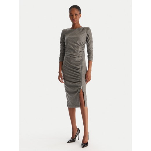 PINKO Sukienka koktajlowa Almundena Abito 106126 A2ZU Szary Regular Fit Pinko 44 MODIVO